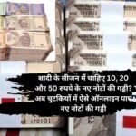 New Bank Note Gaddi For Marriage: शादी के सीजन में चाहिए 10, 20 और 50 रुपये के नए नोटों की गड्डी? अब चुटकियों में ऐसे ऑनलाइन पाएं नए नोटों की गड्डी