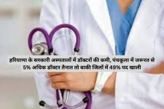 Hospital Staff Crisis: हरियाणा के सरकारी अस्पतालों में डॉक्टरों की कमी, पंचकूला में जरूरत से 5% अधिक डॉक्टर तैनात तो बाकी जिलों में 49% पद खाली