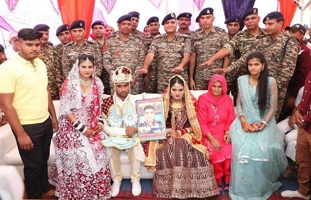 Jind News CRPF jawan reached martyred daughter's wedding