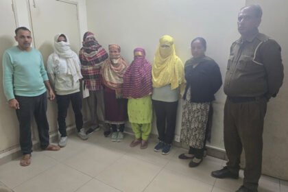 Jind news Prostitution, prostitution was going on under the cover of hotel in Jind, police raided and arrested 5 people including 3 women