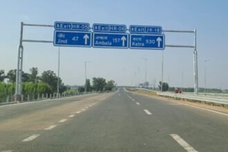 Delhi-Katra Expressway opened for vehicles, four ways to climb and descend from Jind, toll will have to be paid at two places.