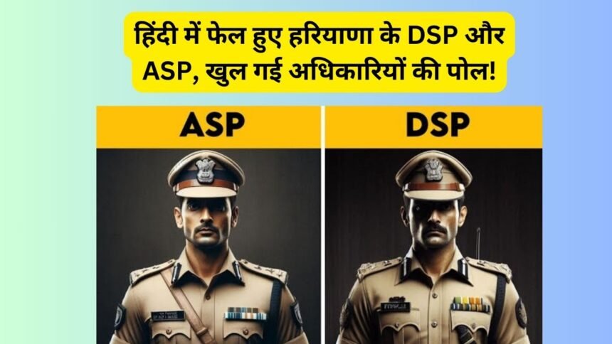 Departmental Exam Fail Officers: हिंदी में फेल हुए हरियाणा के DSP और ASP, खुल गई अधिकारियों की पोल!