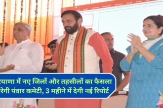 Haryana Committee Panwar Committee will decide on new districts and tehsils in Haryana, will give a new report in 3 months.