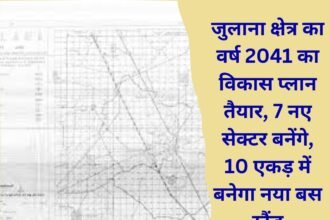 Julana development plan, development plan of Julana area for the year 2041 ready, 7 new sectors will be built, new bus stand will be built in 10 acres.