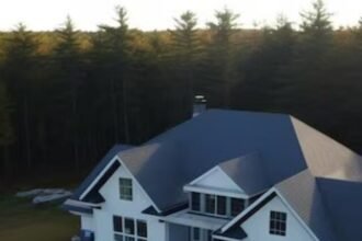 People go to every house in this village by private plane and even to buy vegetables.