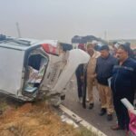 jind news car accident with tanker 5 person injured