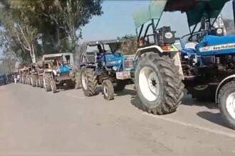 Jind farmer tractor march: Bhakiyu took out a tractor rally on 26 January in Jind, hoisted the tricolor at the martyr's memorial