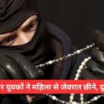 The youths in the car snatched the jewellery from the woman, the other one survived