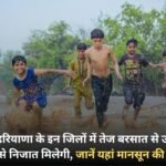 Today, heavy rains in these districts of Haryana will provide relief from the humid heat, know the monsoon update here