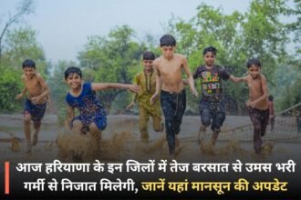 Today, heavy rains in these districts of Haryana will provide relief from the humid heat, know the monsoon update here
