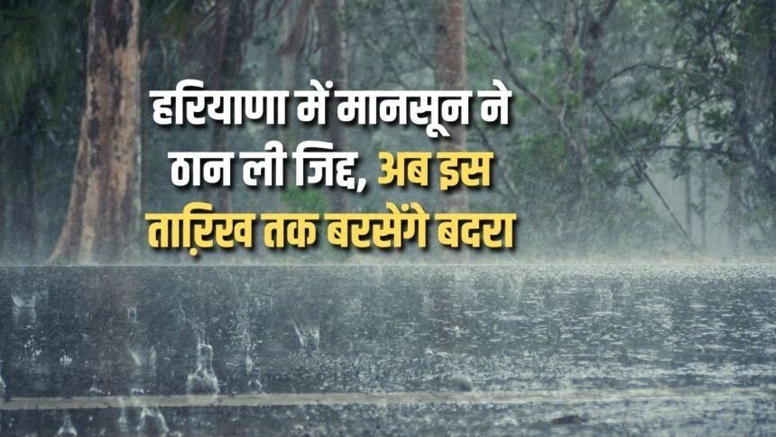 Monsoon has become adamant in Haryana, now it will rain till this date