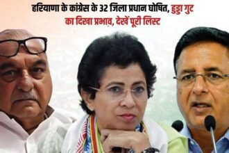 32 district heads of Haryana Congress declared, Hooda faction's influence visible, see full list