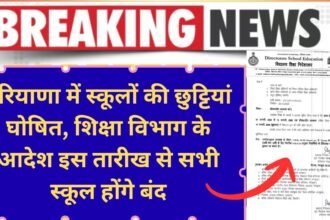 School Holidays: Winter holidays for schools declared in Haryana, see Education Department's order