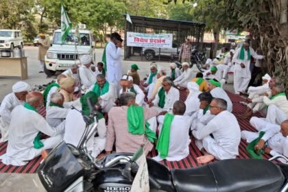 Haryana Jind news BKU farmer protest msp gehu khareed