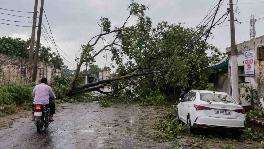 Haryana weather update rain storm today weather kal